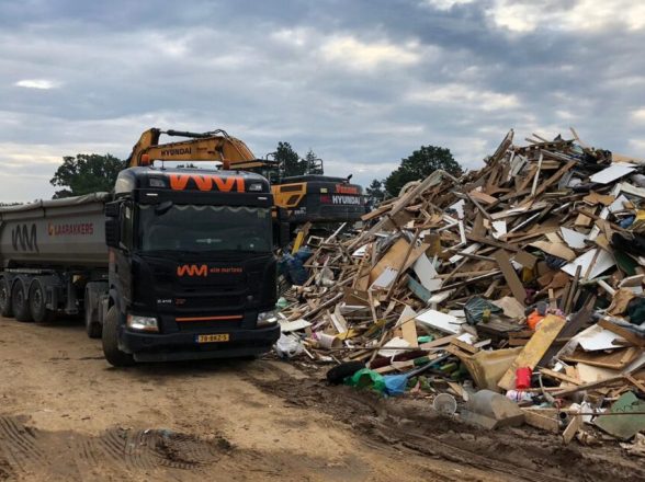 Wim Martens Logistics hilft bei Hochwasser in Deutschland