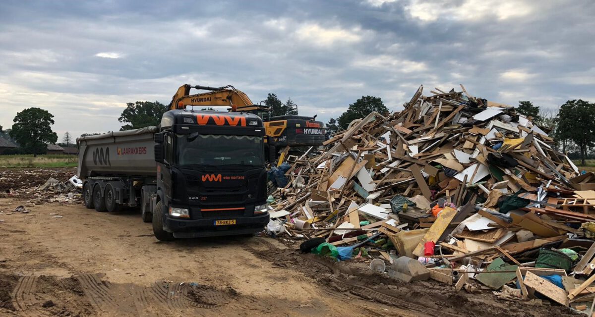 Wim Martens Logistics hilft bei Hochwasser in Deutschland