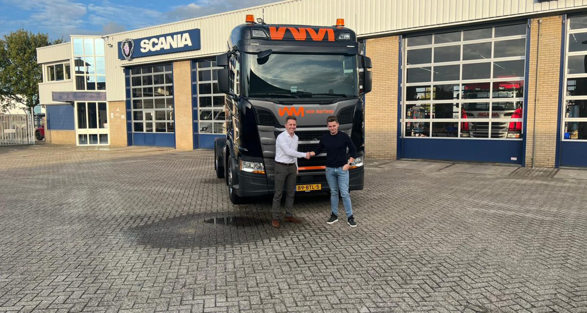 Neuer Scania R410 für Wim Martens Logistics