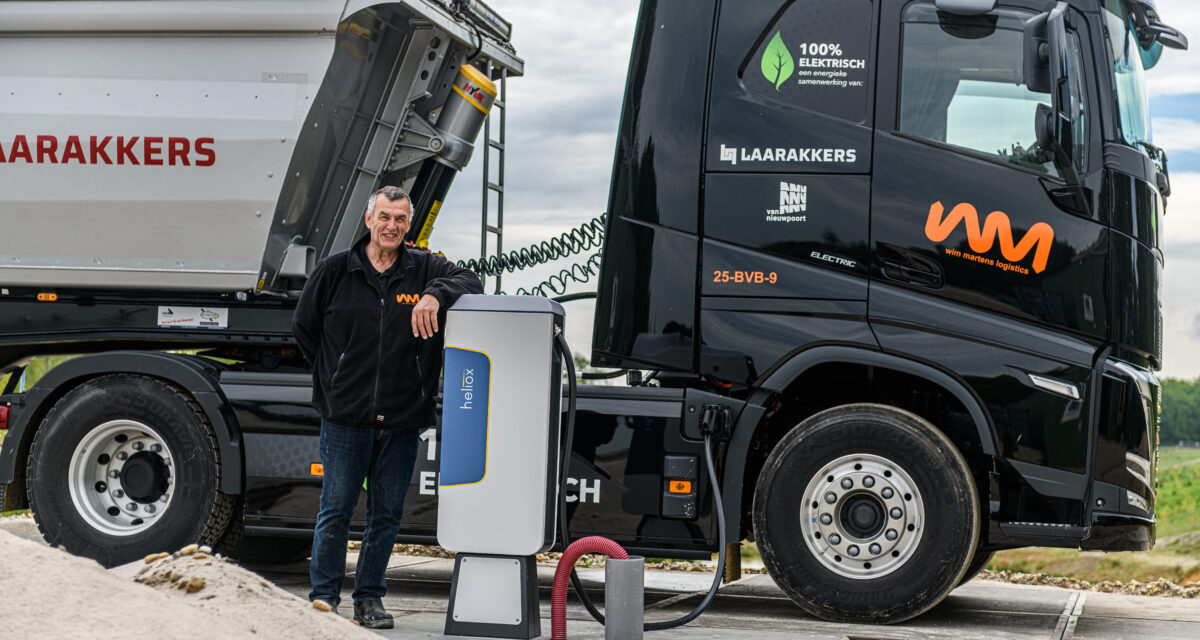 Interview mit Martin Peters, Fahrer des ersten Elektro-Lkw bei Wim Martens Logistics