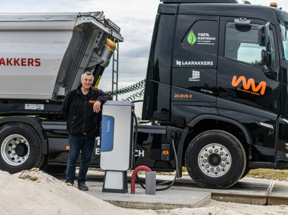 Interview mit Martin Peters, Fahrer des ersten Elektro-Lkw bei Wim Martens Logistics