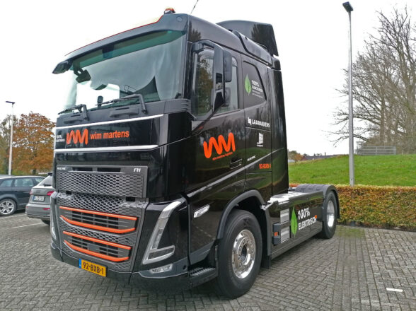 Zweiter elektrischer Volvo-Lkw im Einsatz bei Wim Martens Logistics